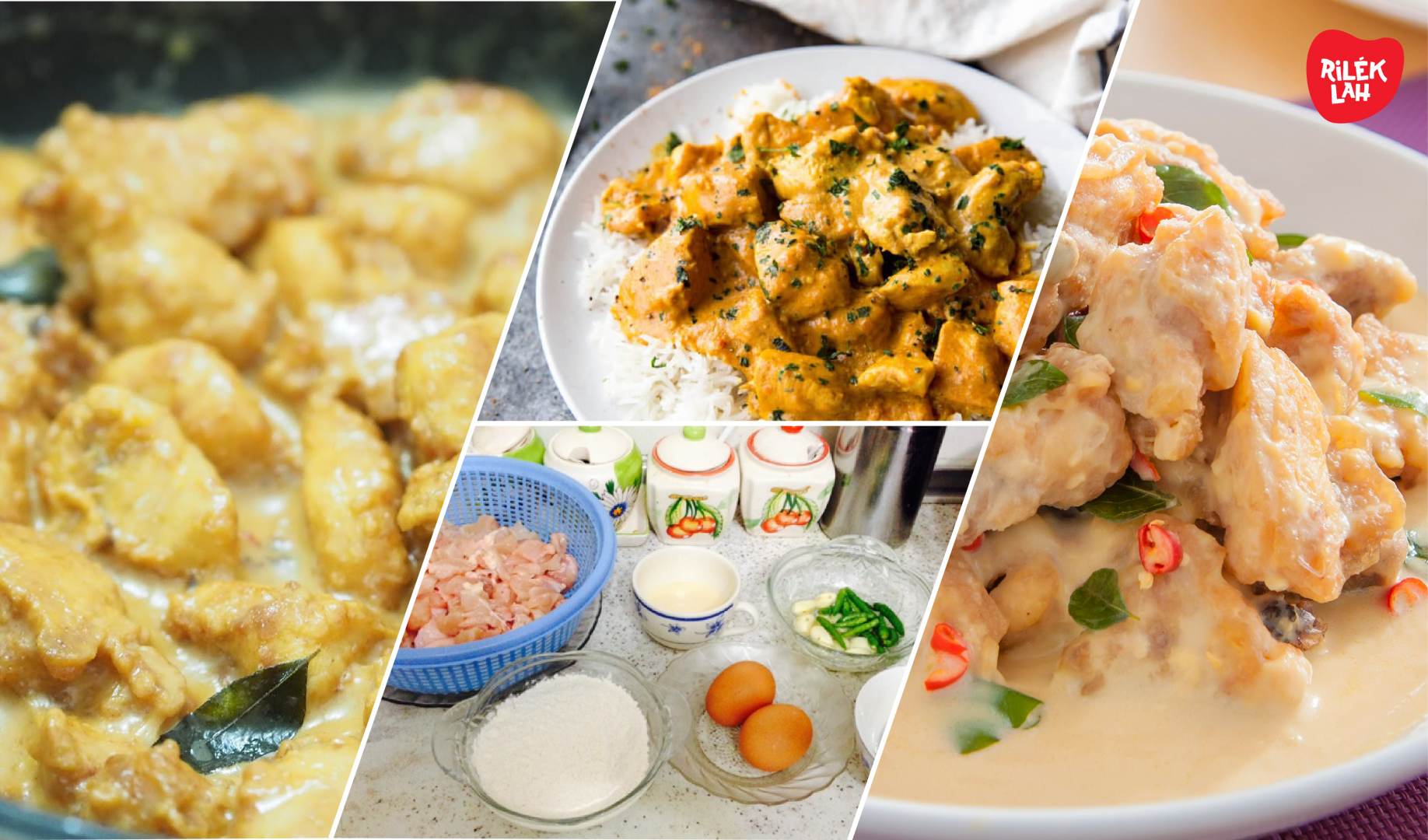 Resipi Mudah Butter Chicken – Spicy & Creamy!  Rileklah.com